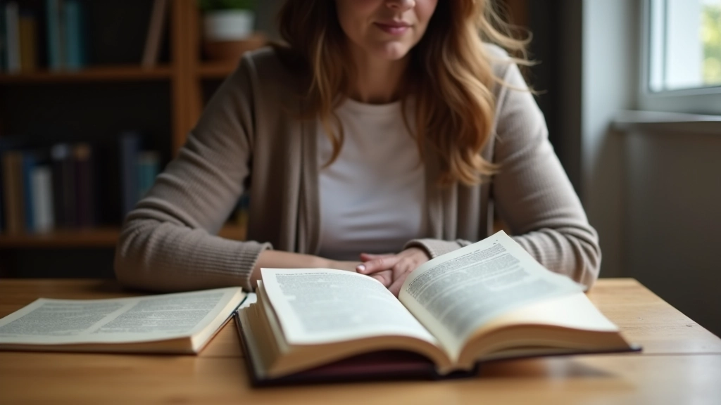 Três livros abertos em sequência lado a lado, cada um em um estágio diferente de leitura, mostrando progresso de página
